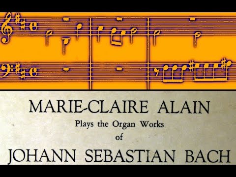 JS Bach / Marie-Claire Alain, 1962: Fugue on a Theme by Corelli, BWV 579